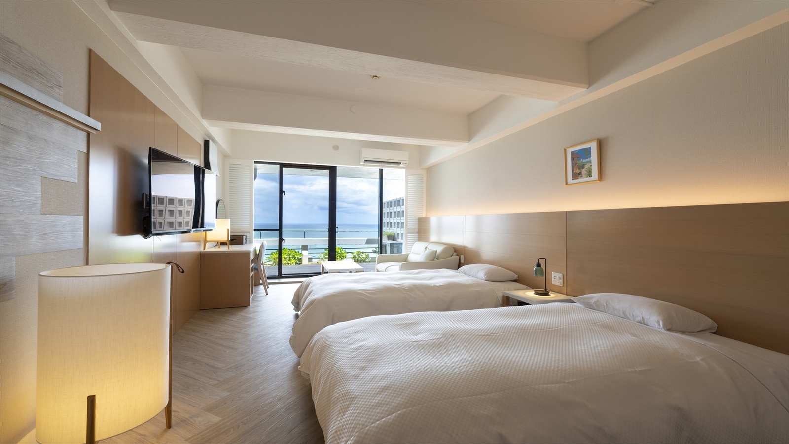 Renewal in 2020! [Ocean View] Twin Room (36 m²)