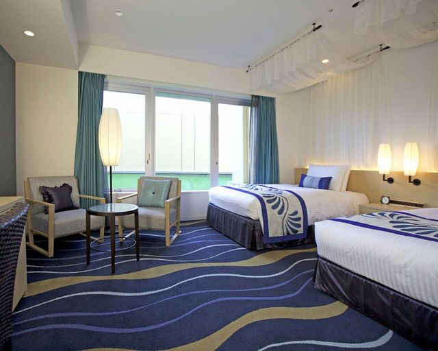 One of city view twin rooms