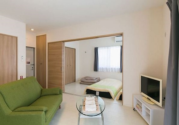 Spacious 1LDK Deluxe Twin Room (39 ㎡) For up to 6 guests ♪【Non-smoking】