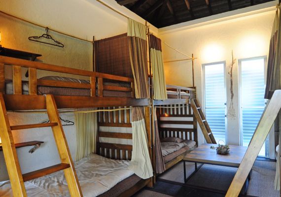 [Room for 8 guests(bunk bed x 4)] It is a space where you can stay comfortably even as a big group♪