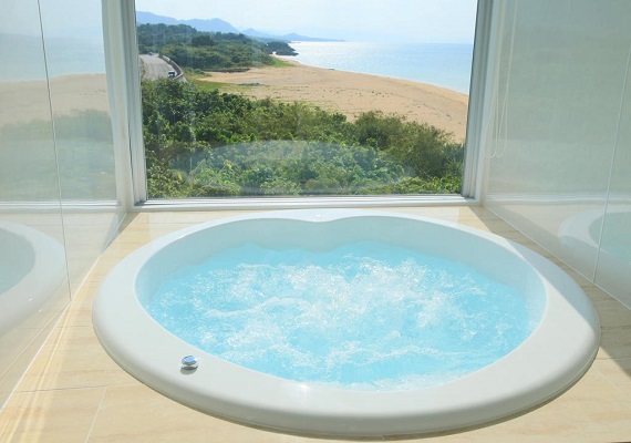 【禁烟】海洋美景＆设有按摩浴池　度假公寓房间