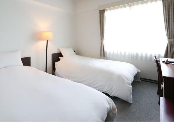 ◆ Compact Twin Room ◆  (1～2 guests) Wi-Fi in all rooms【Non-smoking】