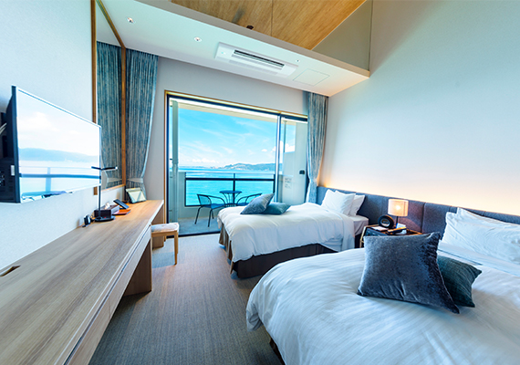 Executive Twin Room ◆ Ocean front ◆【Non-smoking】