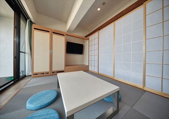 [Japanese-Western style room sea side 45 square meters] Renewal in 2020! You can relax in a comfortable room.
Japanese-style room 4.5 tatami mats ◆ Single size (1000 × 2000) 2 units ◆ With spacious terrace
