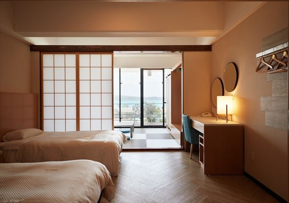 [Japanese-Western style room sea side 45 square meters] Renewal in 2020! You can relax in a comfortable room.
