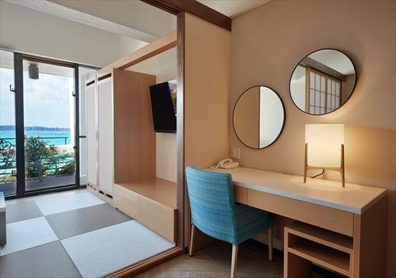 Enjoy tropical Okinawa in a newly reborn room
