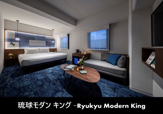 琉球摩登大床房（Okinawan Modern King）-客室内-
提供更舒適的住宿體驗。