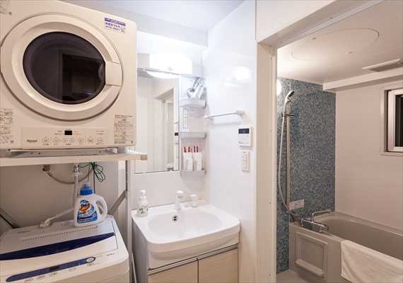 【全室共通】洗濯機・ガス乾燥機完備
バストイレ別のセパレートタイプ