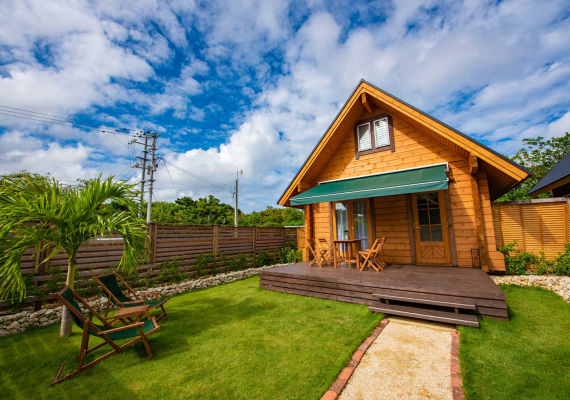 Authentic Log House Maisonette [with Wooden Deck & Garden]