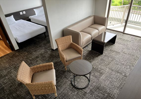 【客室】デラックスツインルーム50㎡