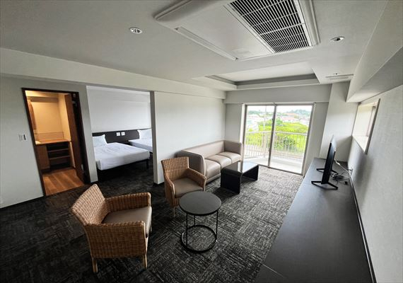 【客室】デラックスツインルーム50㎡