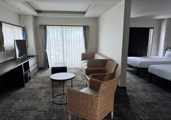 【客室】デラックスツインルーム50㎡