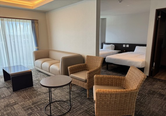 【客室】デラックスツインルーム50㎡