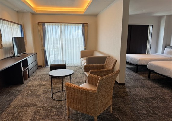 【客室】デラックスツインルーム50㎡