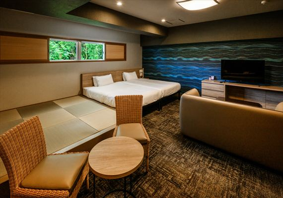 【客室/ファミリールーム45㎡】リゾート気分を満喫できる、ゆとりある45㎡空間