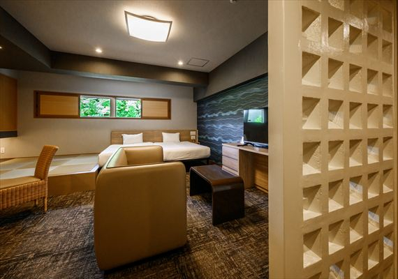 【客室/ファミリールーム45㎡】お子様連れでも安心♪快適＆機能的な客室設計