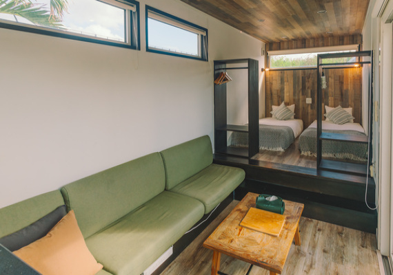 4 bed cabin (with Rooftop and Wooden Deck)