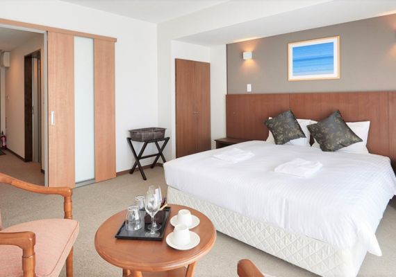 【ホテルタイプ】ダブルルーム★ゆったり160cm幅クイーンサイズベッドを採用