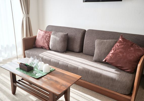 【コンドミニアムタイプ】ダブルルーム（バリアフリー対応）★3名ご利用の場合はソファベッドでご対応