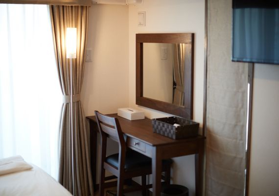 【コンドミニアムタイプ】共通設備★デスク&チェア完備 お仕事も観光の準備も捗ります