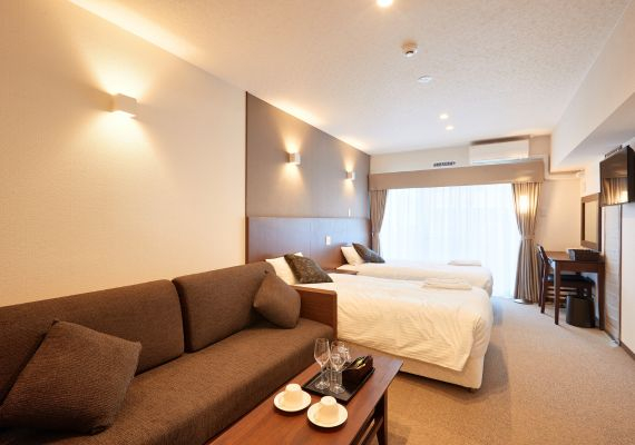 【コンドミニアムタイプ】ツインルーム(3名対応)★添い寝のお子様は、大人1名に付き添い寝1名まで可能 【コンドミニアムタイプ】ツインルーム(3名対応)★添い寝のお子様は、大人1名に付き添い寝1名まで可能