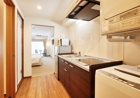 【コンドミニアムタイプ】共通設備★キッチン、調理器具、洗濯機を備えた客室で長期滞在にオススメ 【コンドミニアムタイプ】共通設備★キッチン、調理器具、洗濯機を備えた客室で長期滞在にオススメ