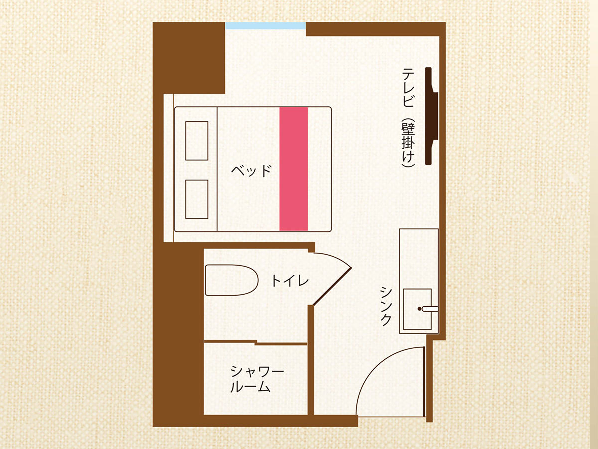 キャラクターダブル　間取り図