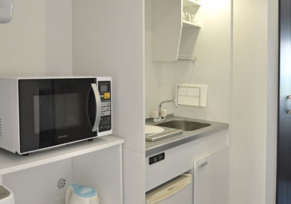 One of long-term stay is convenient with with life household appliances, too!