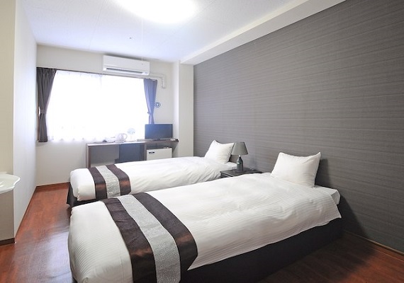【Twin room】Simple and calm atmosphere 【All rooms are non-smoking】 