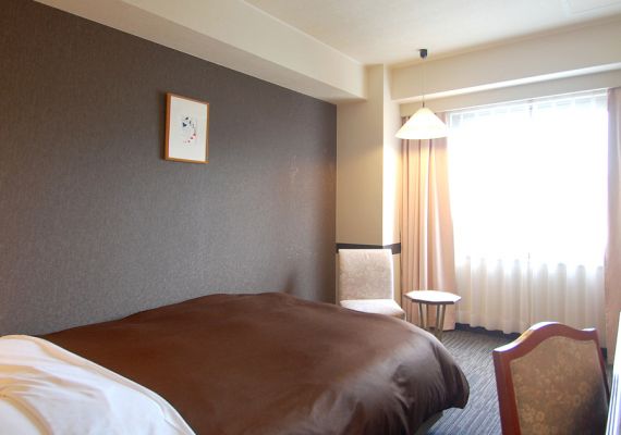 [Double Room] Relaxing Corner Room>> Area 19 Square Meters/Bed Width 140cm