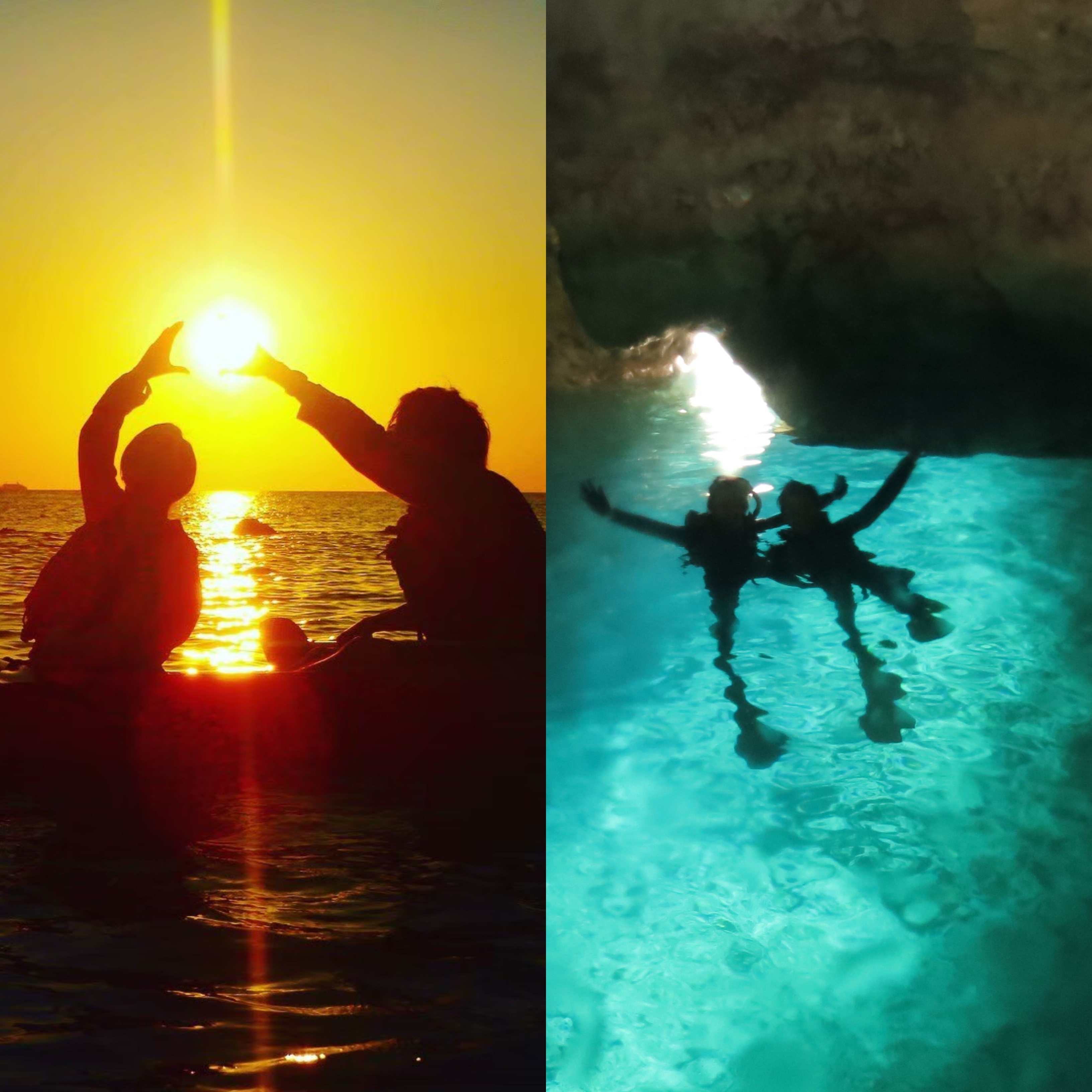 Popular plan for Okinawa/Onna Village/Kadena Blue Cave Snorkel & Sunset Kayak Tour♪《6 years old and above can participate, first timers welcome♪》