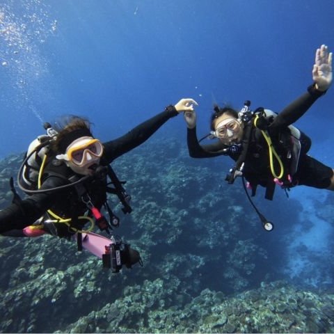 【体験ダイビング】ボートで行く大満足！1日プラン
