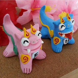 彩绘石狮子体验