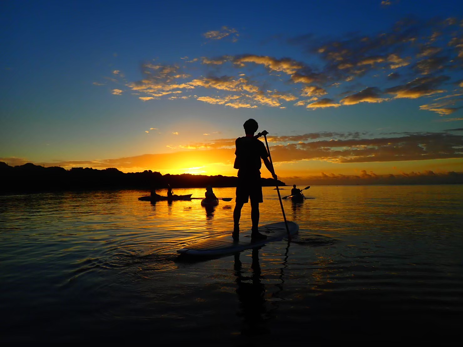 A refreshing and moving experience from the morning! Sunrise SUP / Canoe Tour