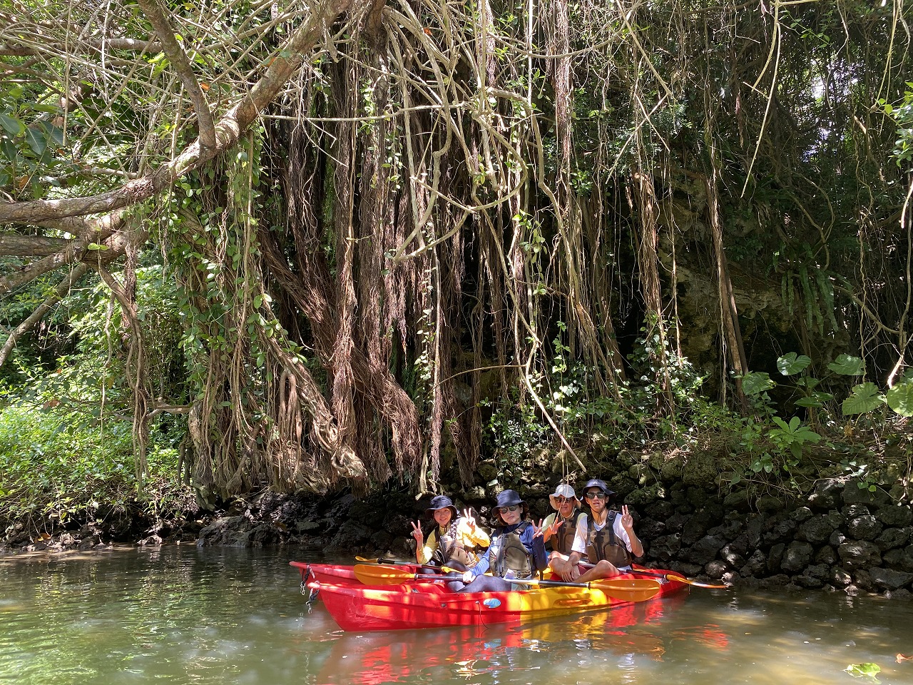 在交通便利的中部地區，來個紅樹林獨木舟之旅吧♪ 4人以上享優惠♪送照片【團體優惠方案】