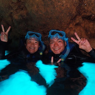 Blue Cave snorkel with free boat ride + Parasailing Value Package