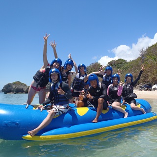 Banana boat ride + Snorkel to find the Clown Fish