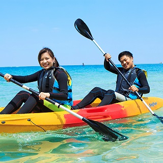 푸른 바다의 대 파노라마!!  SEA 카약 투어