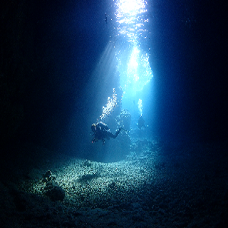 青の洞窟を潜る！ボートで行く体験ダイビング