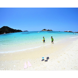 ＜那覇発／慶良間日帰り＞☆即予約確定☆チャータークルーザーで行く！『渡嘉敷島』阿波連ビーチ海水浴プラン!￥8,200