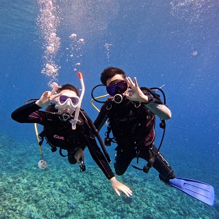 Half Day Certified Diving Tour at NAHA（Chibishi Atoll）