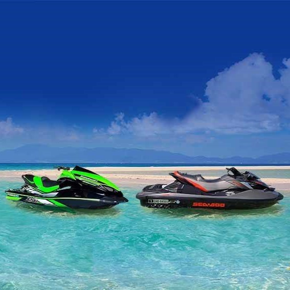 【半日ジェットスキーレンタル】少し空いた時間に人気のジェットスキーを半日レンタル♪ エメラルドグリーンの海で爽快にジェットスキーを楽しもう！[沖縄/石垣島]｜沖縄アクティビティ・オプショナル
