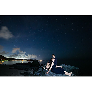 ＜沖縄・恩納村＞星空フォトと宙さんぽ　in 　希望ヶ丘ビーチ☆彡（天候不良の場合：日程変更or全額返金)