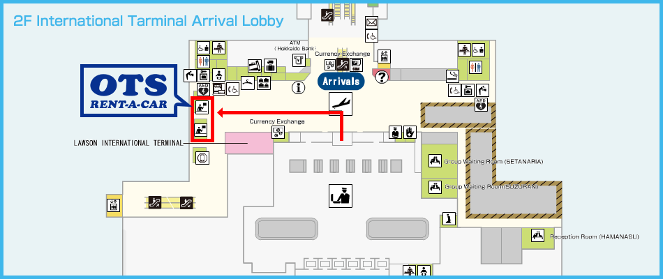 2F, International Terminal Arrival Lobby