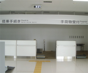 Pass through the customs and come out of the exit of the international airport.
