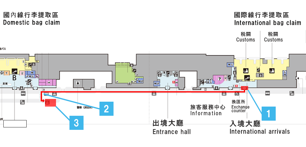 International Terminal Naha Airport - Floor Map Tagengo