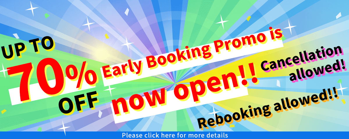 Early Booking Promo 60