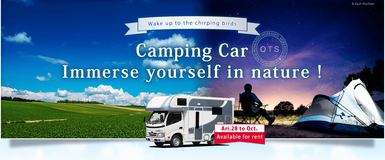 Camping Car. Immerse yourself in nature