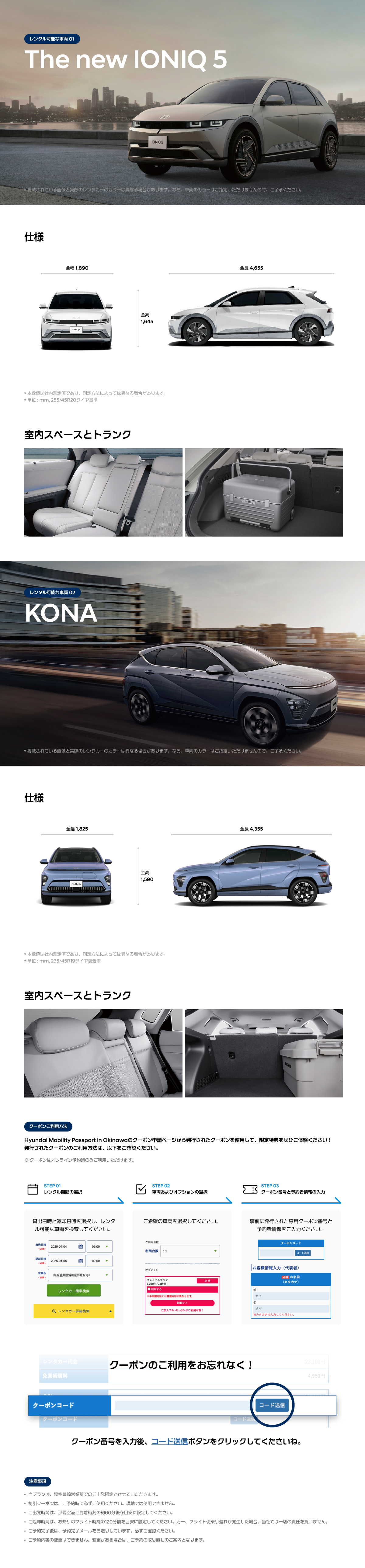 Hyundai Mobility Passport プラン詳細SP
